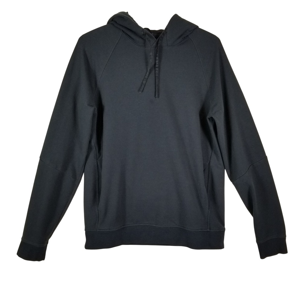 Lululemon Mens City Sweat Pullover Hoodie Black Size M LM3AUPS